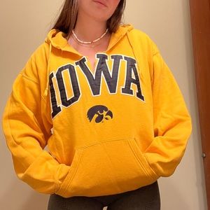 University of Iowa sweatshirt with V-neck